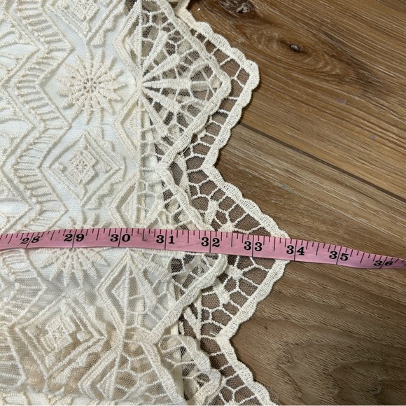 Jen’s Pirate Booty ivory lace baby doll mini dress size small festival wedding - Picture 10 of 10